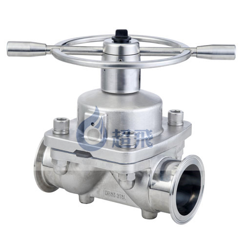 衛生級不銹鋼手輪快裝隔膜閥